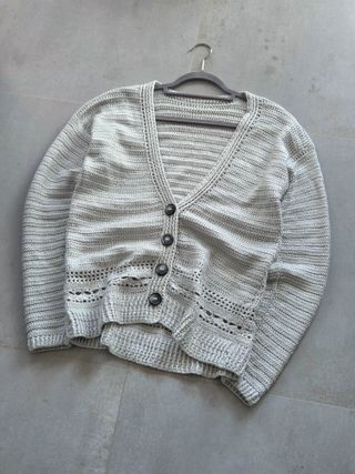 Cárdigan Artesanal de Punto de Lana