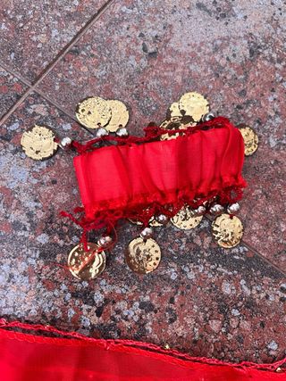 Pañuelo y pulsera danza del vientre niña