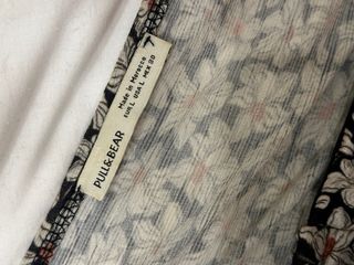 Vestido floral mini Pull & Bear