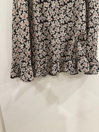 Vestido floral mini Pull & Bear