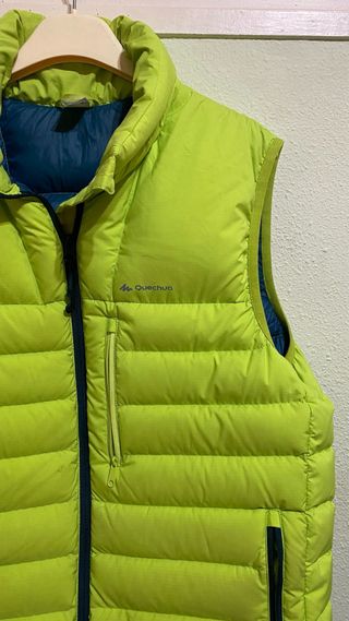 Chaleco acolchado Quechua verde Talla L