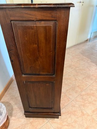 Mueble zapatero de madera