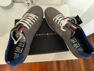 Zapatillas Tommy Hilfiger Grises y Azules