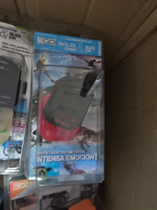 Lote di accessori per cellulari e fotocamere