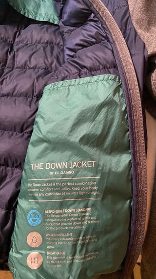 Chaqueta El Ganso Azul y Gris Talla L