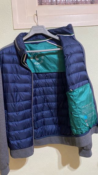 Chaqueta El Ganso Azul y Gris Talla L