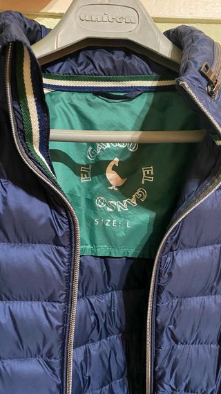 Chaqueta El Ganso Azul y Gris Talla L