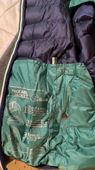 Chaqueta El Ganso Azul y Gris Talla L