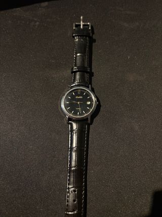 Reloj DUWARD Cuarzo Negro y Plateado