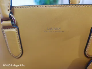 Bolso Ralph Lauren Dryden Amarillo Mostaza