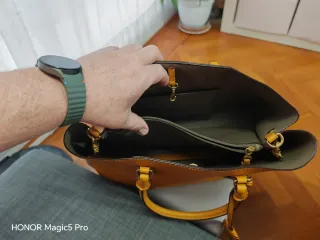 Bolso Ralph Lauren Dryden Amarillo Mostaza