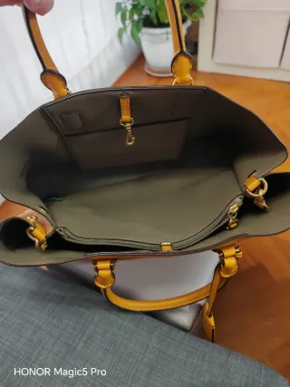 Bolso Ralph Lauren Dryden Amarillo Mostaza