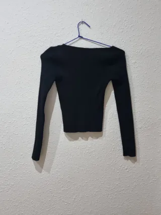 Top negro Stradivarius