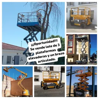Lote 3 Plataformas Elevadoras + Brazo