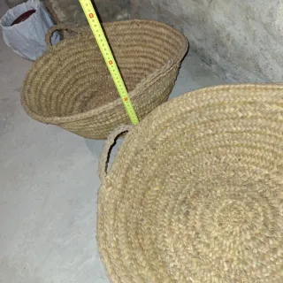 Capazos de mimbre artesanales 10 cada uno todos 60