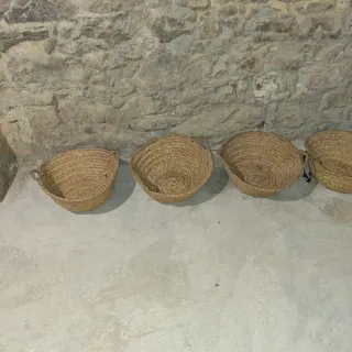 Capazos de mimbre artesanales 10 cada uno todos 60