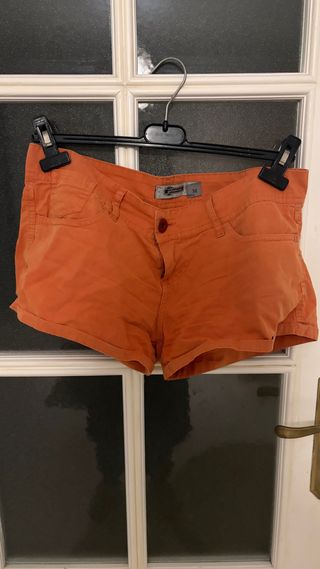 Shorts vaqueros naranjas talla M