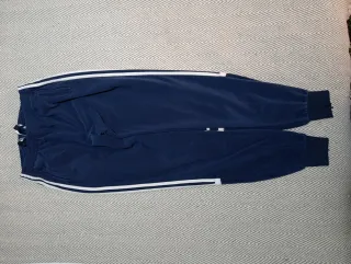 Pantalones Adidas deportivos azul y blanco