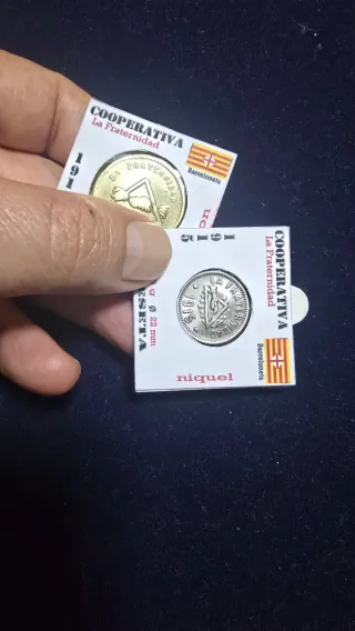Monedas Cooperativa La Fraternidad 1915