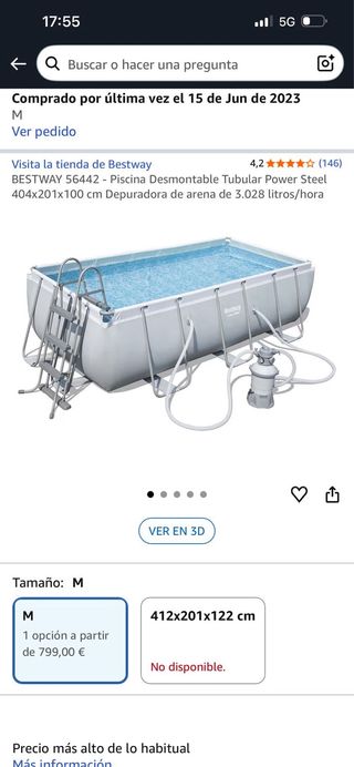 Piscina Desmontable Bestway Tubular Power