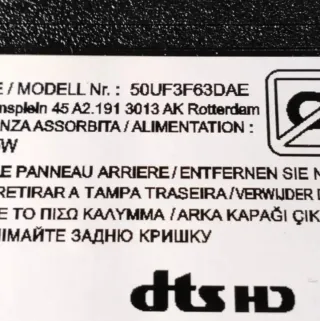 Peana TV THOSIBA 50UF3F63DAE NUEVA sin estrenar