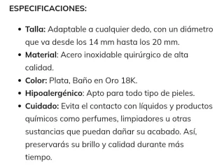 Conjunto 2 anillos baño oro 18k Siempre Juntas