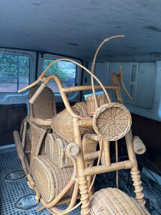 Moto Harley Davidson Mimbre Tamaño Real