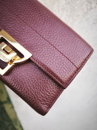 Portafoglio Coccinelle marrone e oro