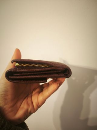 Portafoglio Coccinelle marrone e oro