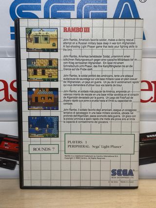 Rambo III - SEGA Master System Shoot 'em up