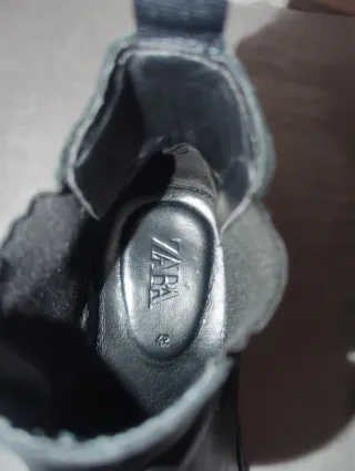 Botines Chelsea Zara Talla 42 Hombre de piel.