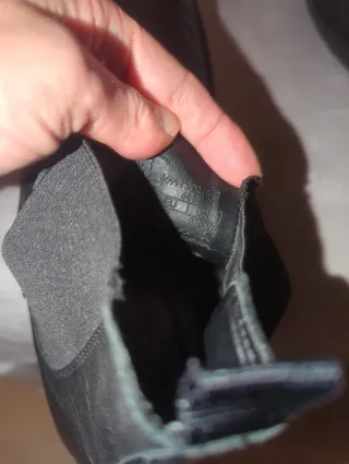 Botines Chelsea Zara Talla 42 Hombre de piel.