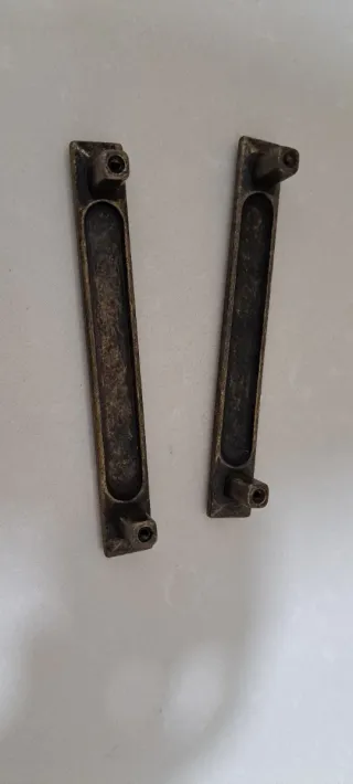 Lote 20 Tiradores Industriales Bronce 128mm