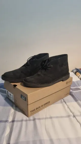 Stivaletti con lacci Clarks Bushacre 3 Neri