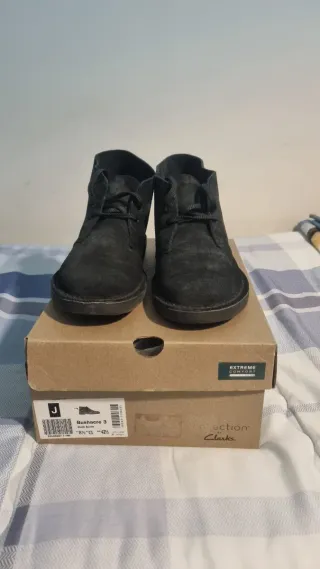 Stivaletti con lacci Clarks Bushacre 3 Neri