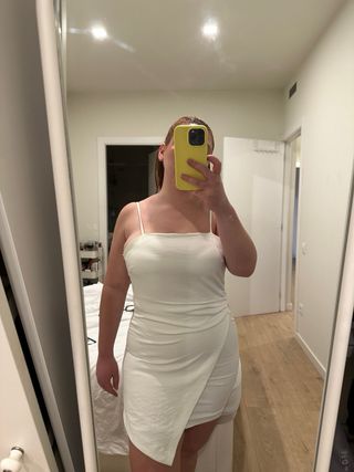 Vestido Mini Zara Blanco