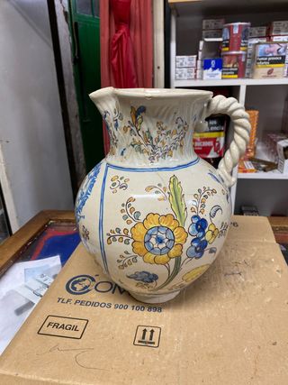 Jarra antigua Talavera Ruiz de Luna