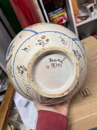 Jarra antigua Talavera Ruiz de Luna