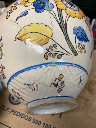 Jarra antigua Talavera Ruiz de Luna