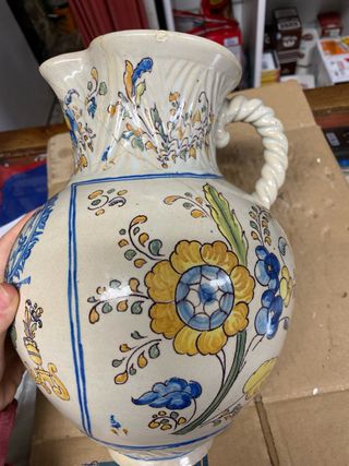 Jarra antigua Talavera Ruiz de Luna