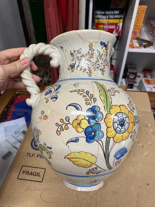 Jarra antigua Talavera Ruiz de Luna