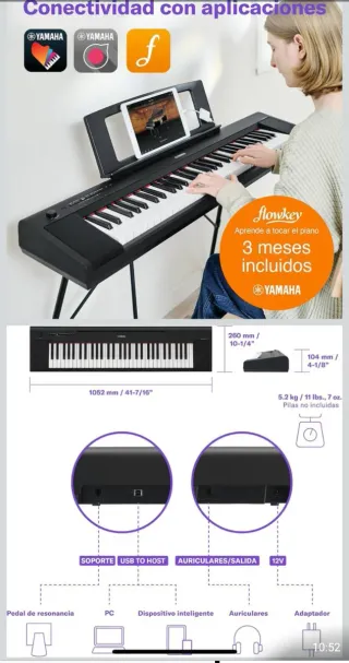 Teclado Yamaha NP-15 Piaggero Digital