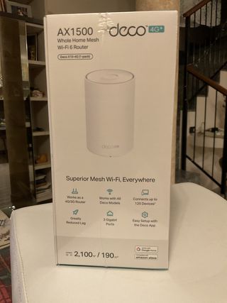 Router Mesh Wi-Fi 6 AX1500 Deco X10-4G