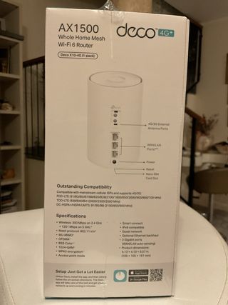 Router Mesh Wi-Fi 6 AX1500 Deco X10-4G