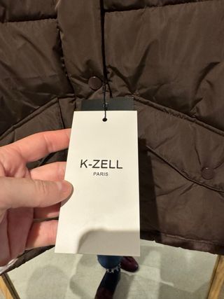 Chaqueta K-ZELL oversize marrón y negra