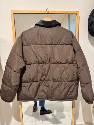 Chaqueta K-ZELL oversize marrón y negra