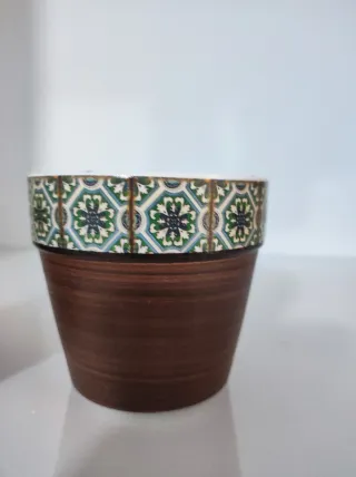 Juego de 2 macetas de cerámica