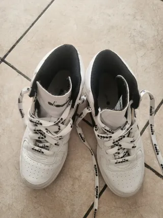 Diadora Scarpe Alte Bianche Tg 36