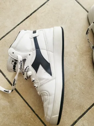 Diadora Scarpe Alte Bianche Tg 36