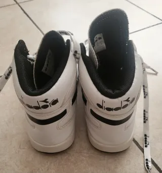 Diadora Scarpe Alte Bianche Tg 36
